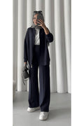 Oversize Füme Modal Takım