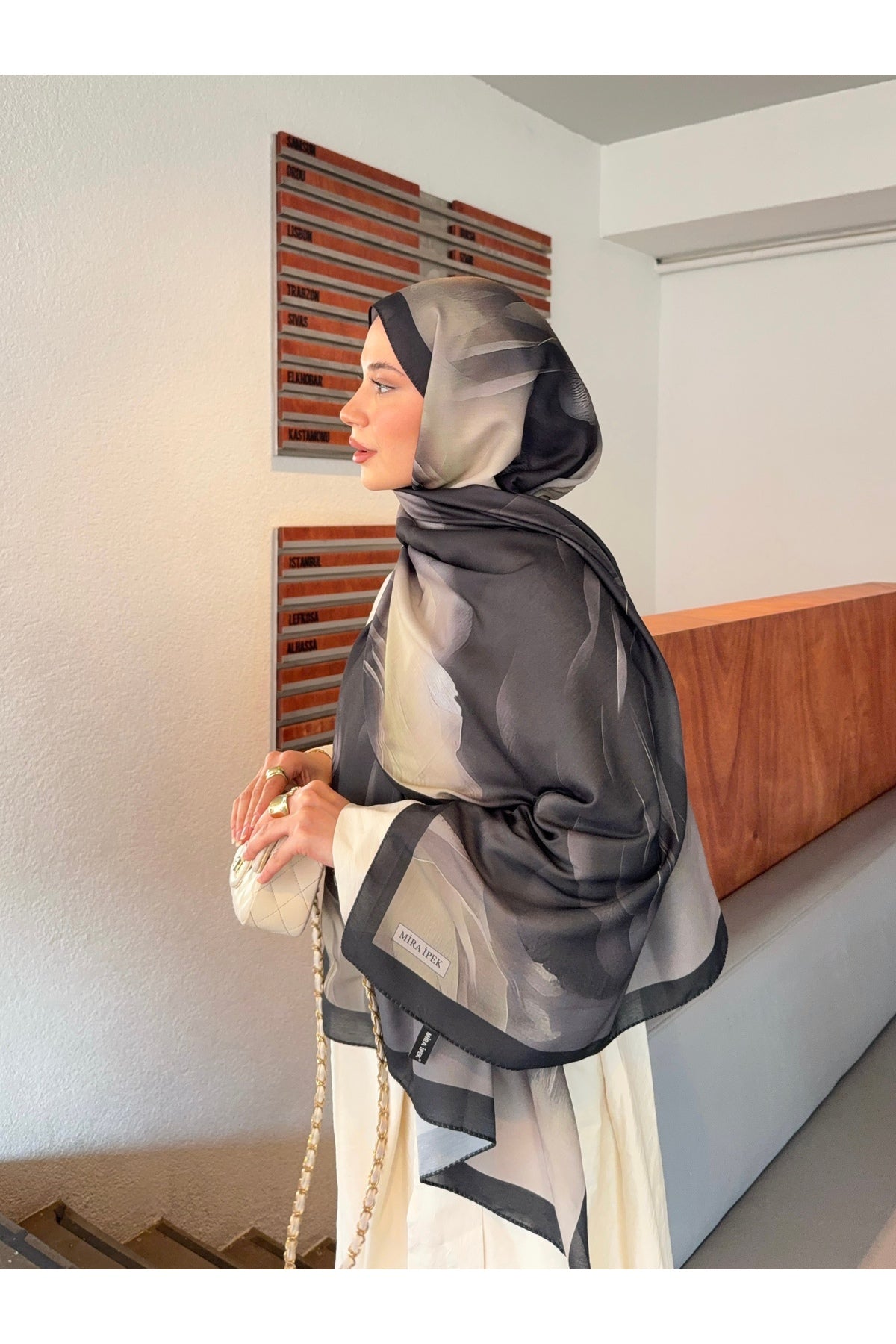 Desenli Pamuk Soft Şal Marline Serisi