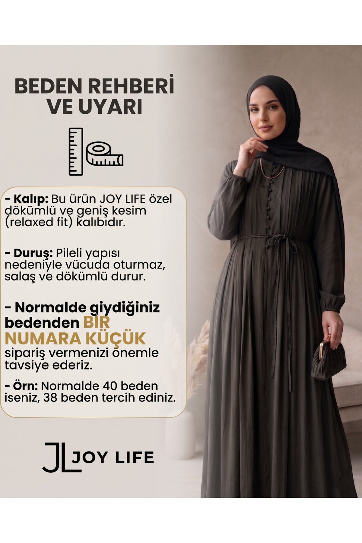 Nevrül Pileli Modal Cupro Elbise