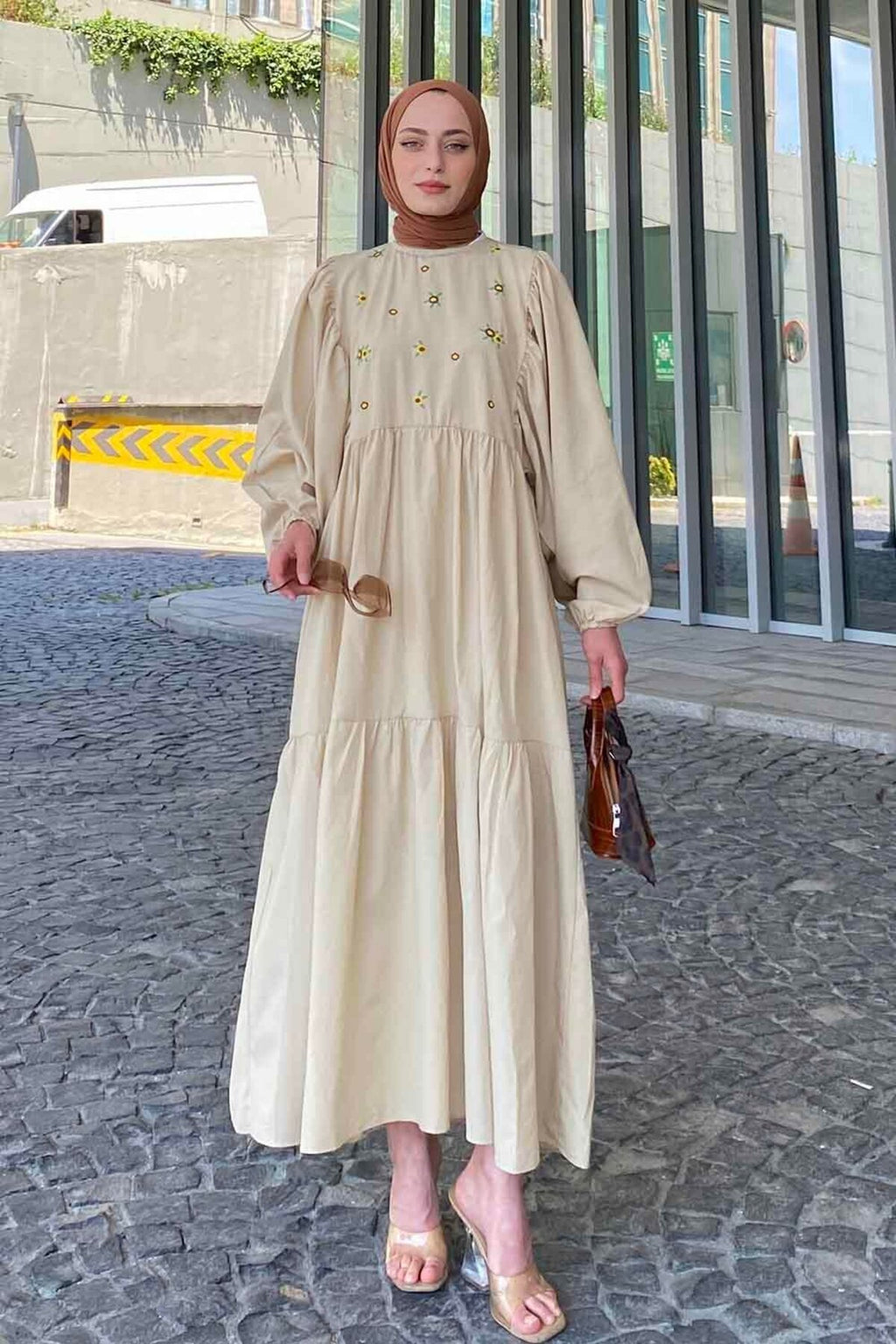 Yazlık Elica Elbise Taş